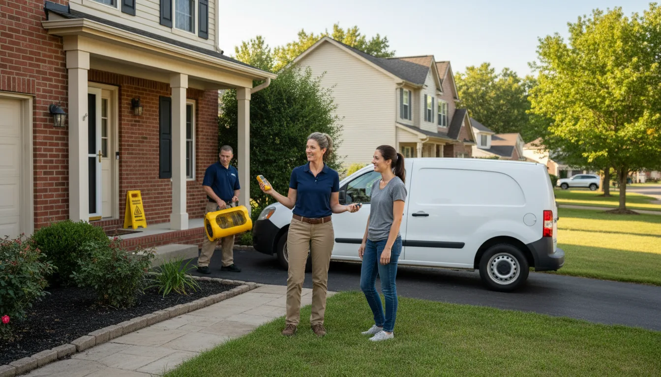 Water restoration image for Emergency Water Damage Restoration in Monrovia, MD